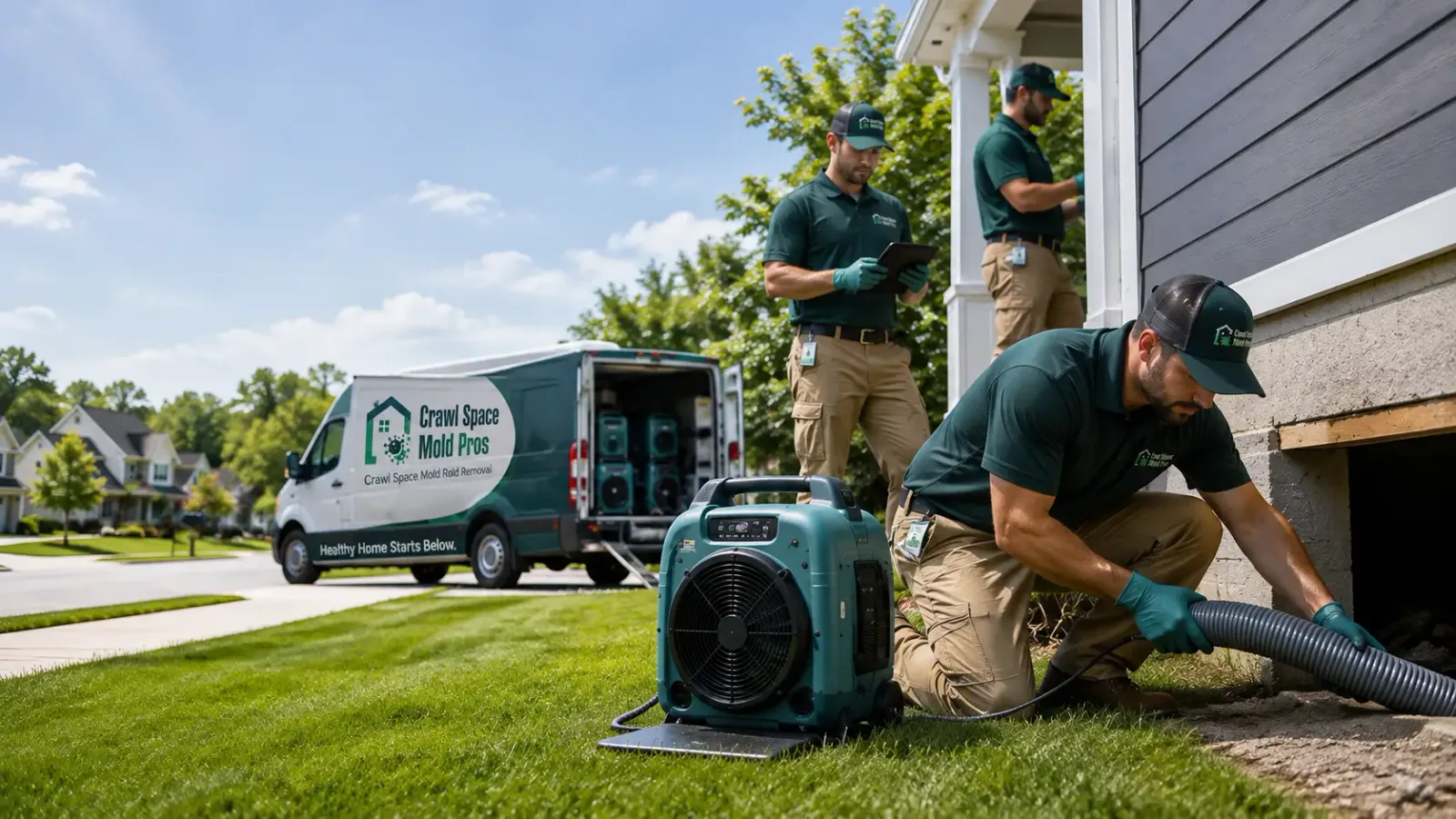 Crawl Space Mold Removal in Wyoming, RI